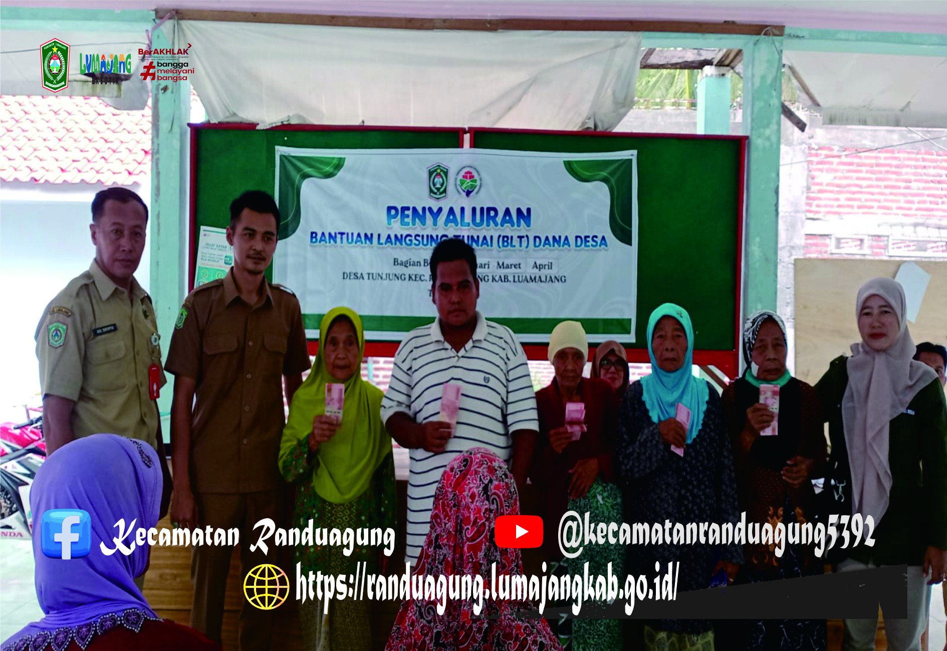 Penyaluran Bantuan Langsung Tunai (BLT) Dana Desa Tunjung