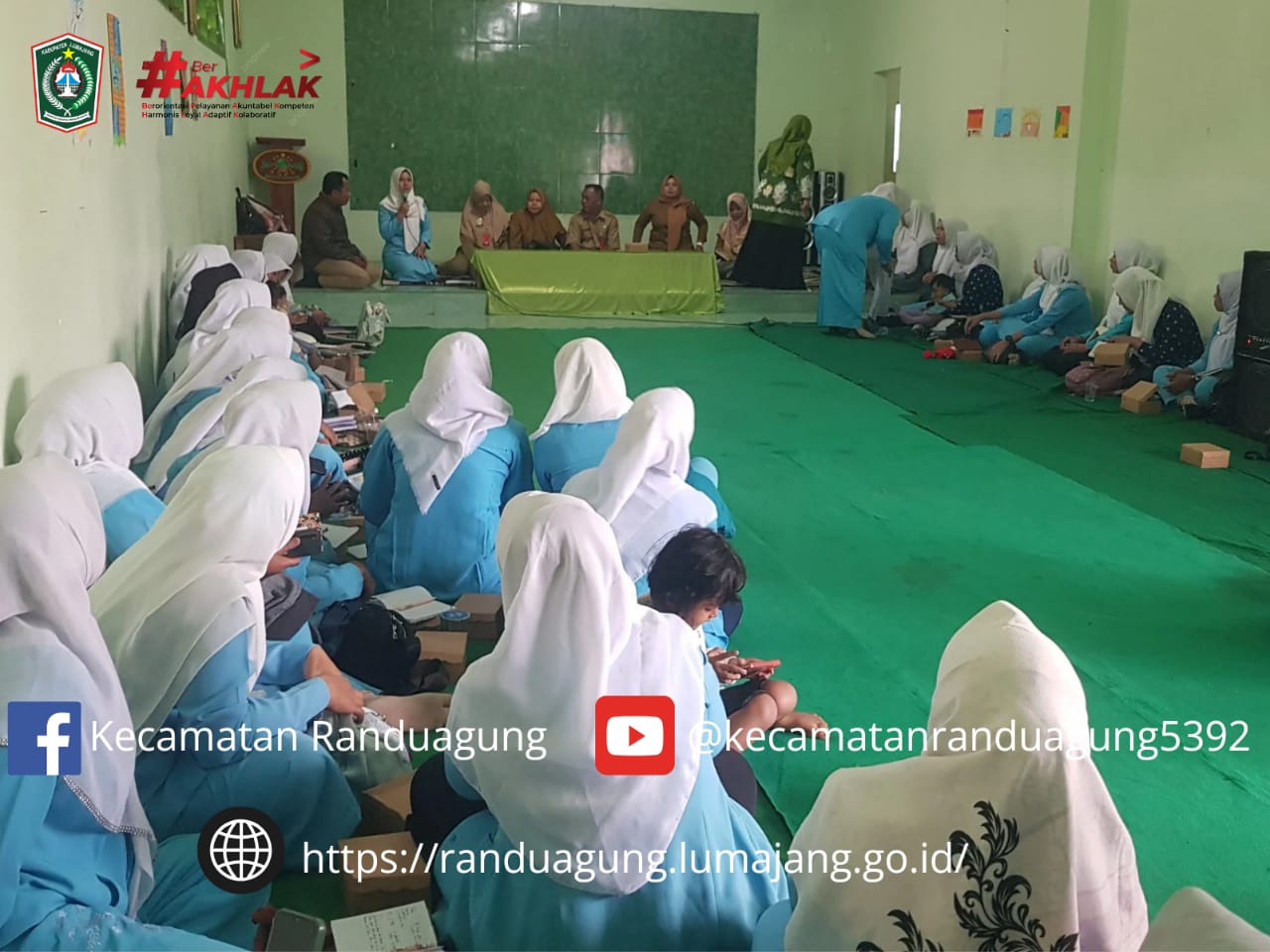 Rapat Himpaudi dan sosialisasi dinas kependudukan dan pencatatan sipil bersama Kasi Pelayanan Umum 