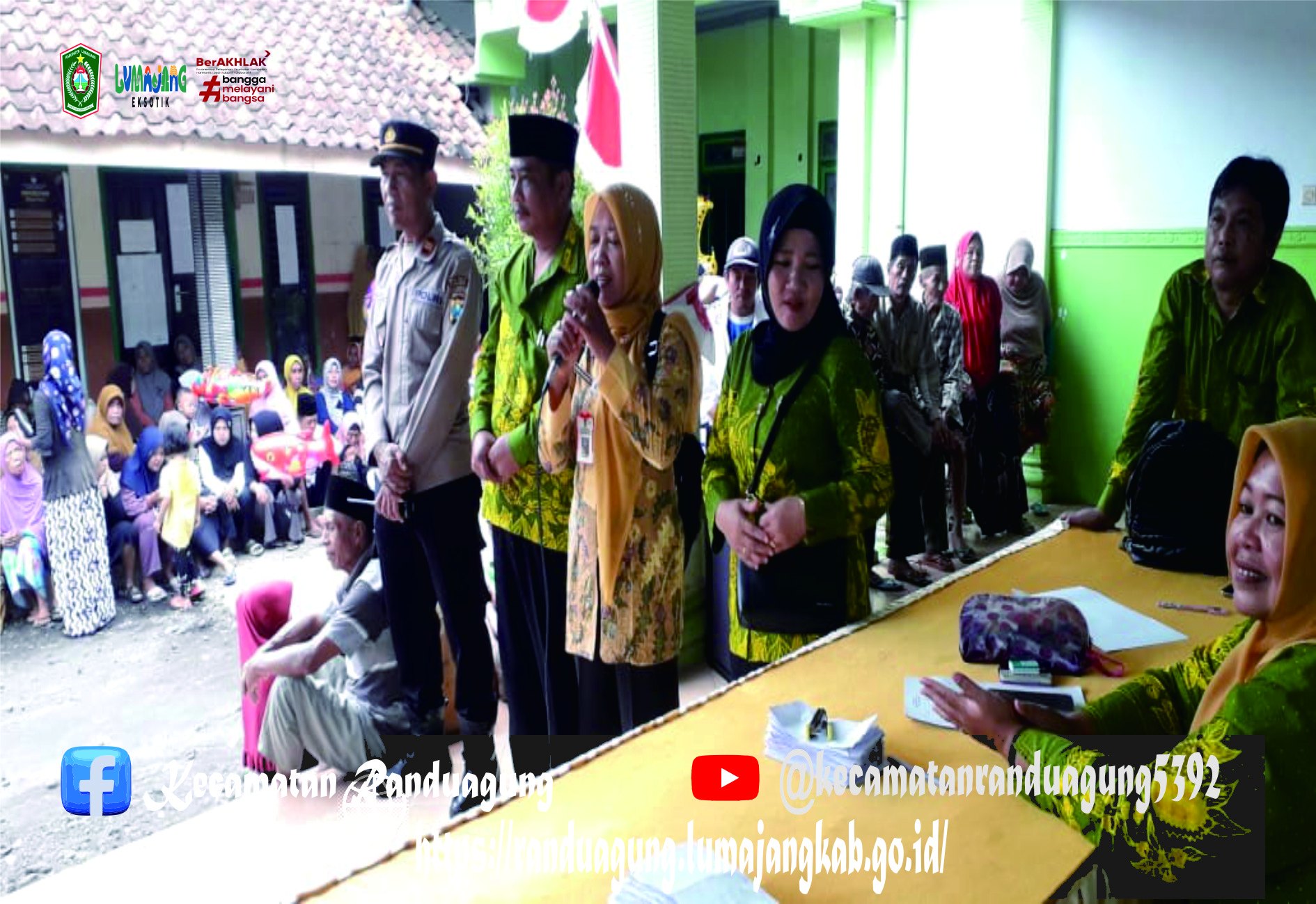 pembagian beras di Desa Ranulogong CSR dari PT. Kalijeruk!!!