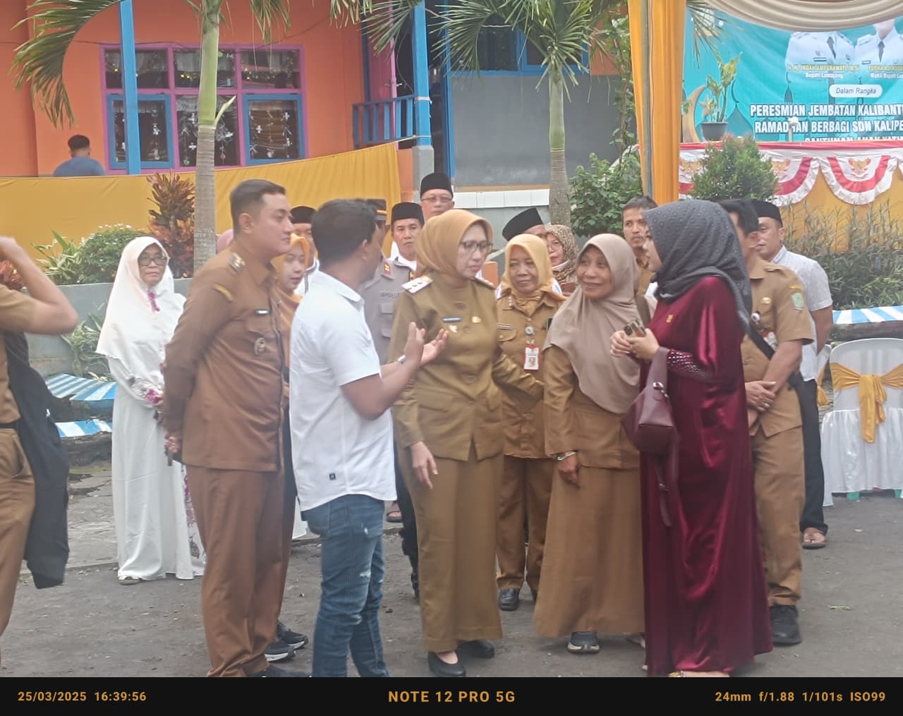 Peresmian Jembatan di Desa Kalipenggung