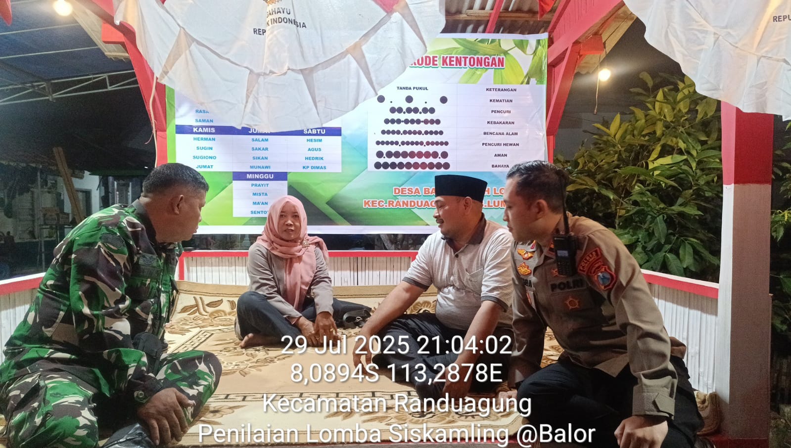 Penilaian Lomba di Desa banyuputihlor