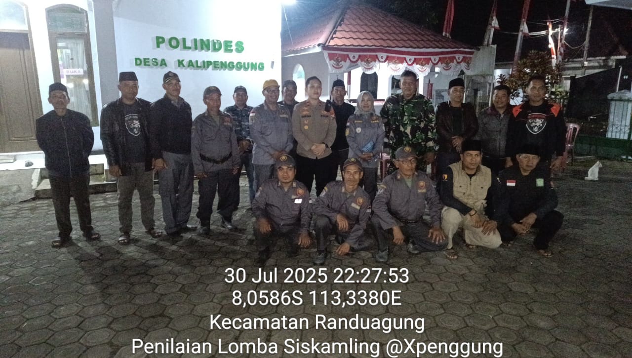 Kegiatan penilaian Lomba Siskambling