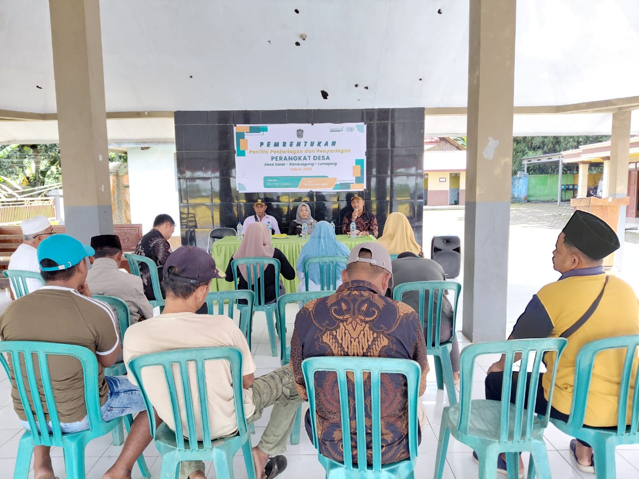 Kegiatan  Pembentukan Panitia Penjaringan Perangkat desa
